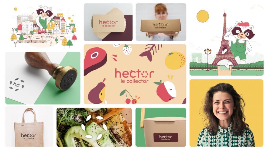 Supports de communication Hector le Collector