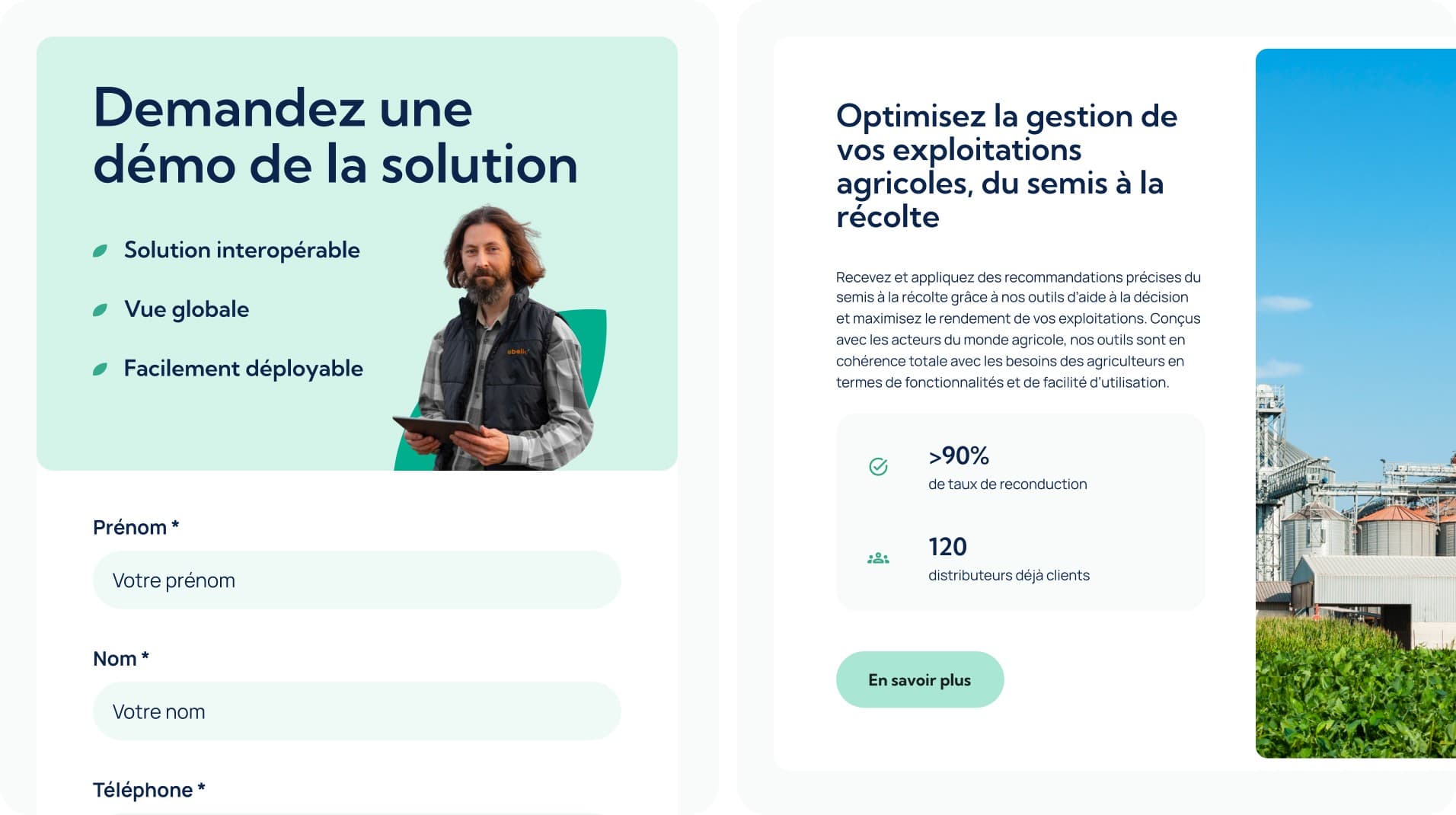 Optimisation de l'UI du site web d'Abelio