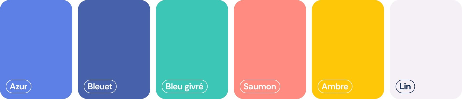 Palette de couleurs