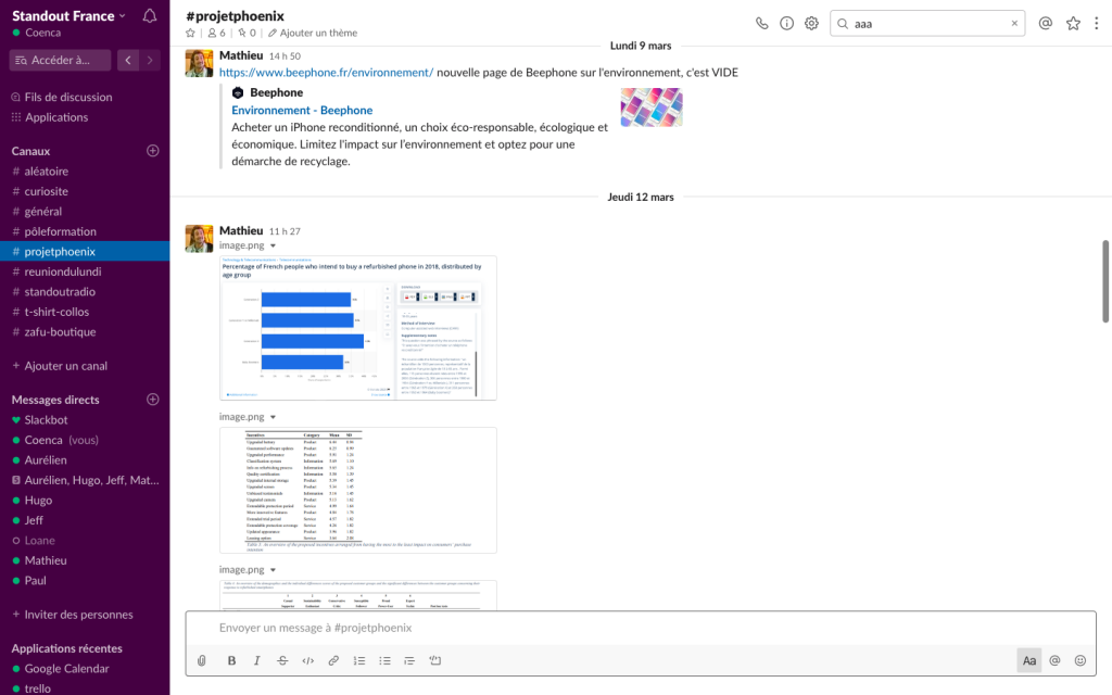 Slack - messagerie instantanée - management d'équipe