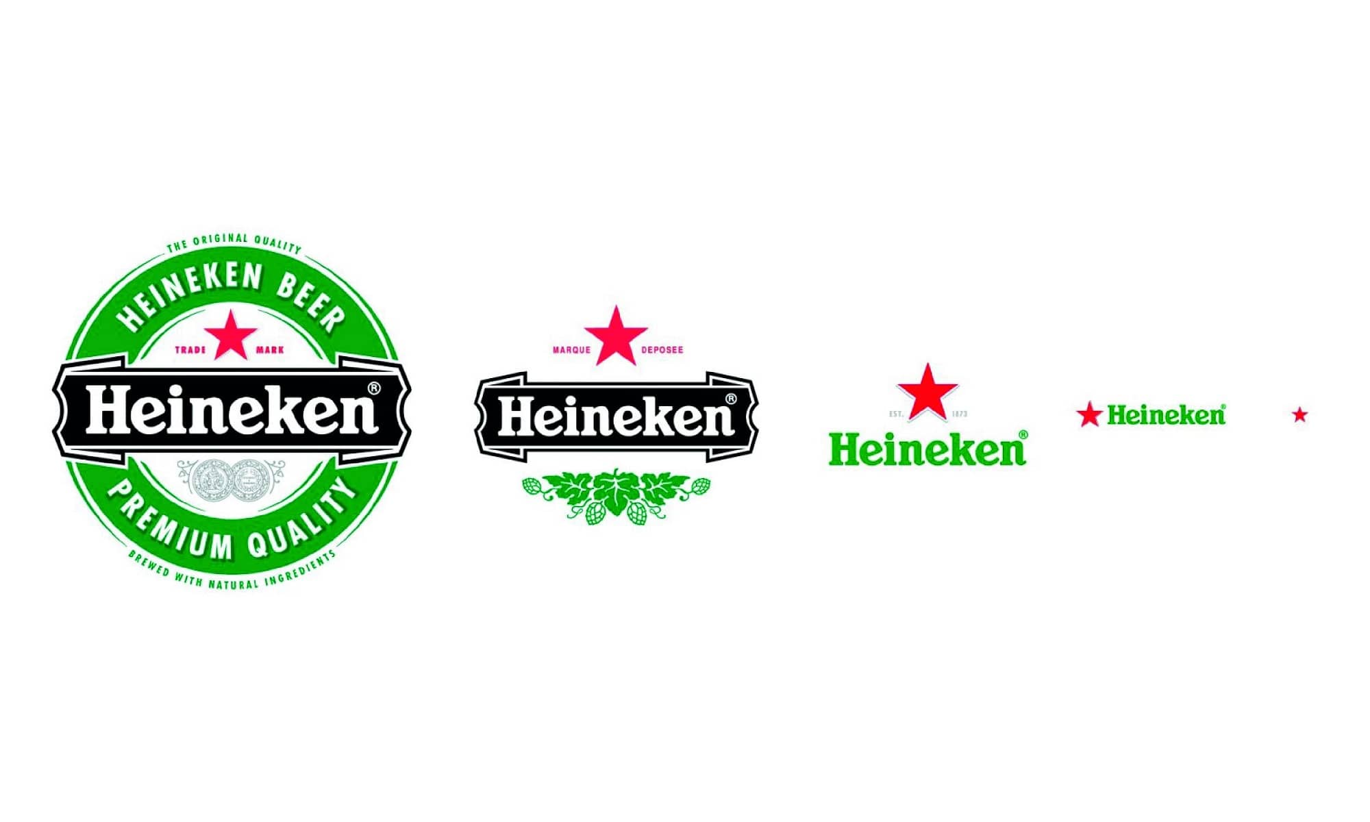 Adaption responsive du logo Heineken