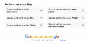Recherches associées Google