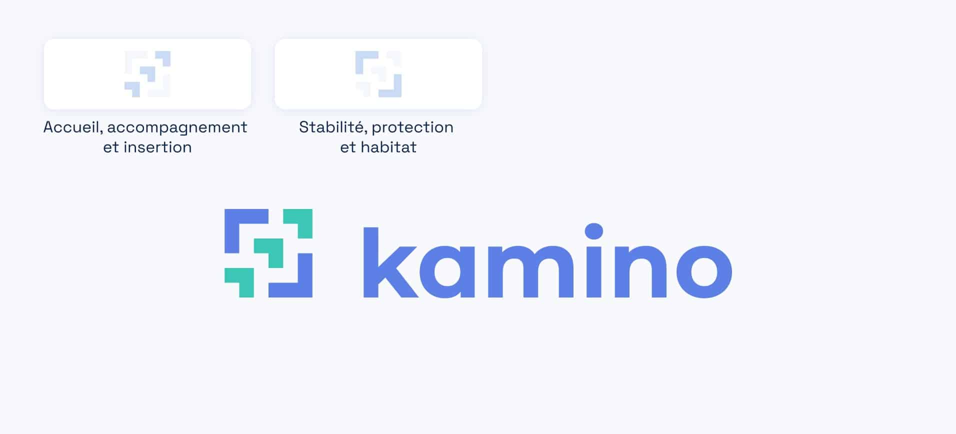 Travail du logo Kamino